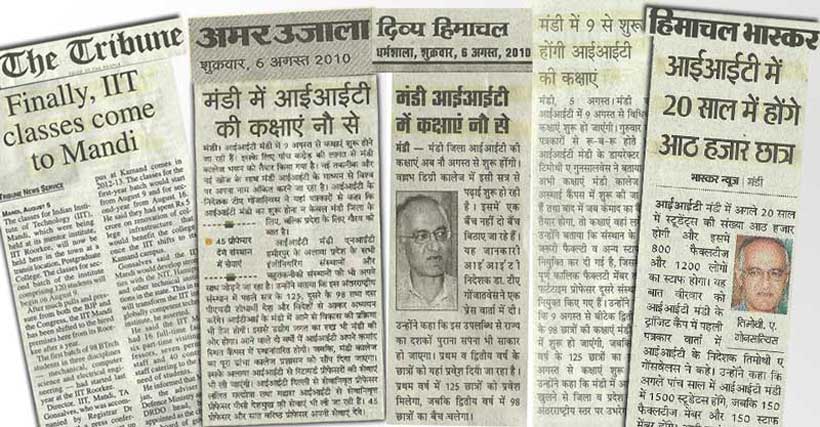 IIT Mandi in the news